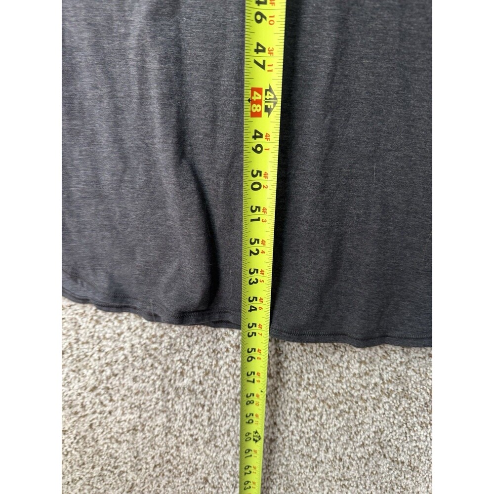 Lululemon Refresh Racerback Tank Maxi Dress ll Women's 6 Small Heather Gray Slit - Picture 9 of 14